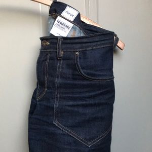 Gamine Slim Slouch Dungaree 30x30 straight